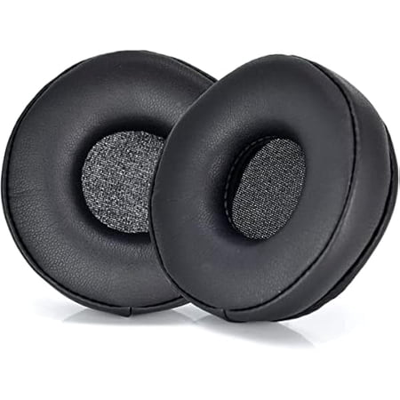 Move Ear Pads - Replacement 25h Ear Cushion Pillow Parts Cover Seals Foam Compatible with Jabra Move / 25h Wireless/Plantronics BackBeat FIT 505 500 On-Ear Bluetooth Headphones, Softer Leather