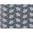 thumbnail image 2 of Zelouf Cord Emb Double Border On Tulle Scallop Cut  , Sewing, DIY, Crafts Fabric by the Yard, White, 3 Yard, 2 of 2