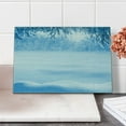 thumbnail image 2 of Winter Cutting Board, Psychedelic Winter Background with Snow Drifts and Cold Pine Branch Image, Decorative Tempered Glass Cutting and Serving Board, Small Size, White, by Ambesonne, 2 of 5