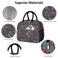 thumbnail image 4 of Womens Pioneer Flower Floral Print Pattern Lunch Box for Work,Insulated Lunch Bag for Women,Loncheras Para Mujer,Leakproof Adult Lunch Bag for Work,Beach,Travel,Picnic,Camping, 4 of 7