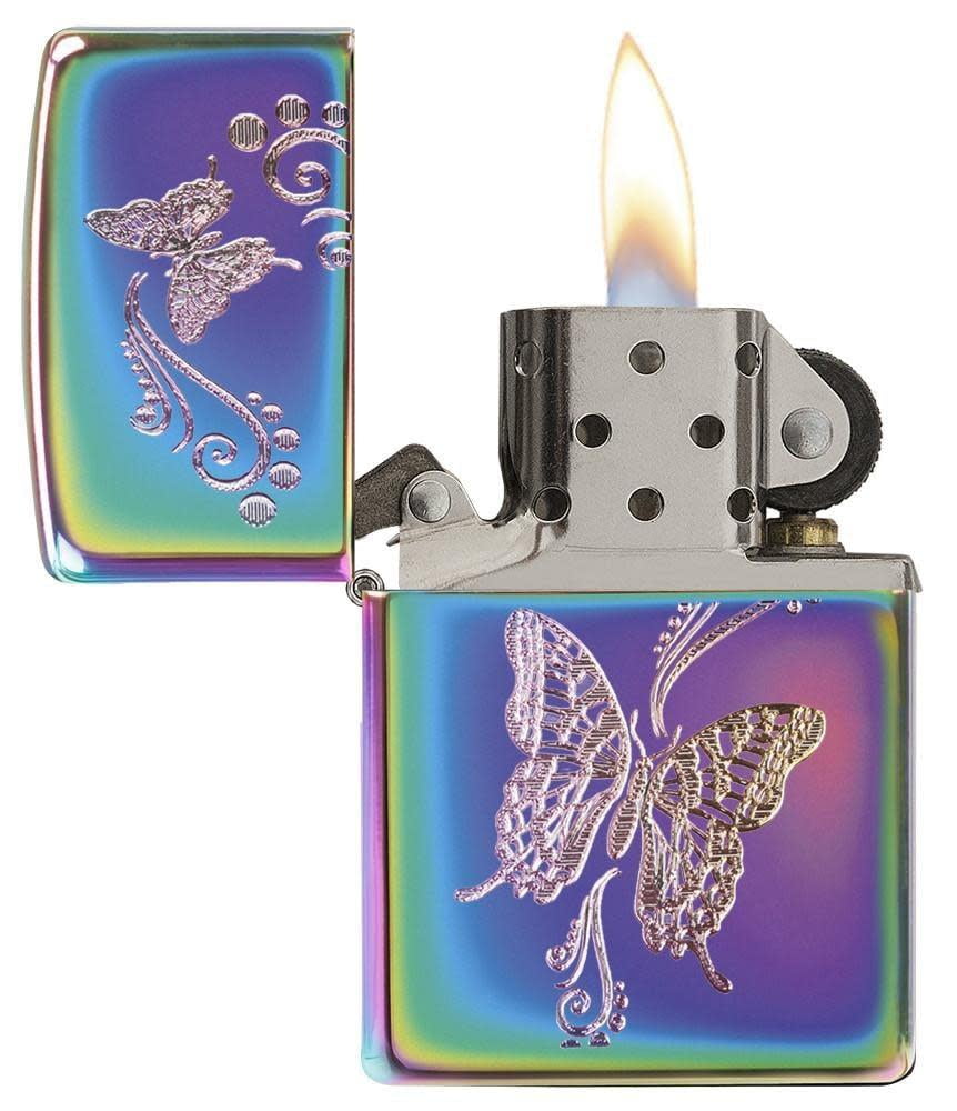 Zippo Butterflies Multi Color Pocket Lighter - Walmart.com