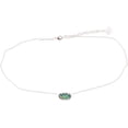 thumbnail image 3 of Elisa Silver Black Mother of Pearl Abalone Necklace, 3 of 3