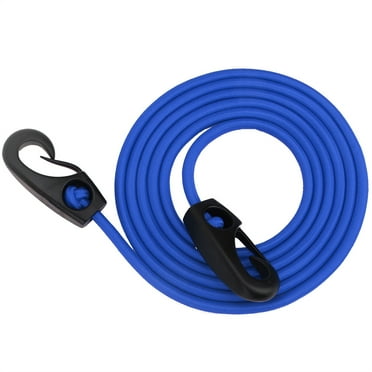 189cm Elastic String Boating Kayak Paddle Safety Rod Leash with Carabiner for Paddling(blue)