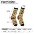 thumbnail image 2 of Balery Cartoon Fire Truck Calcetas Largas con Estampado para Hombre y Mujer – Suaves y Transpirables, Talla Única (US 5-11), 2 of 6