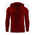 thumbnail image 1 of Sudadera Lisa Hoodie Con Capucha Para Hombre, 1 of 5