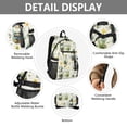 thumbnail image 4 of JIALIOU 14" Laptop Backpack Waterproof Airline Approved Stylish Casual Daypack for Travel Business College Work, Watercolor Gnomes in Clover Fields, 4 of 8