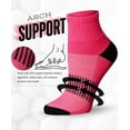 thumbnail image 4 of Tipi Toe Womens 12 Pack Running & Athletic Sports Performance Ankle/Quarter Socks, 4 of 6