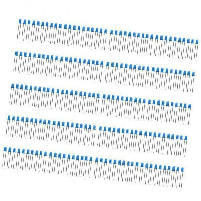 6x100 piezas 3mm LED diodo luces componente electrónico diodos emisores de luz 5 piezas