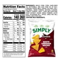 thumbnail image 7 of Simply Doritos White Cheddar Nacho Flavor Tortilla Chips , 2.5 oz, 7 of 7