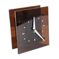 thumbnail image 4 of Siruishop Table Clock Acrylic Stylish Decorative Clock for Study Room Home Living Room Clear Coffee, 4 of 8