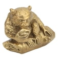 thumbnail image 4 of Monkey Statue, High Hardness Vivid Image    Brass Monkey Statue  For Collection Display For Home Decoration  For Gifts, 4 of 8