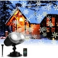 thumbnail image 1 of Christmas Led Projection Lamp, Ip65 Outdoor Christmas Snowflake Projector With Remote Control Timer Kr, 1 of 5