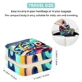 thumbnail image 5 of Christmas Travel Portable Square Jewelry Organizer with Storage Box | Jewelry Display and Box for Rings, Earrings, Necklaces, Bracelets - Suitable for Girls and Women, 5 of 6