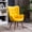Yellow, variant on Polyester Buttoned Back Chair in Gray / Well - made for Daily Use