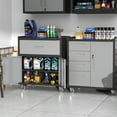 thumbnail image 5 of Heavy-Duty Metal Garage Storage Cabinet with Wheels - Sturdy and Durable Tool Storage Cabinet for Garage, Office, and Home Organizer Solutions, 5 of 16