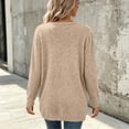 thumbnail image 6 of Horkkom Cardigan Sweaters for Women Trendy Casual Open Front Cardigans Fall Winter Outfits with Pockets M, 6 of 7