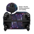 thumbnail image 4 of Lsque Modern Colorful Eyes Printed Luggage Cover, Travel Luggage Protector,Scratch and Dirt Resistant, Fits 18-32 Inch Luggage - Medium, 4 of 9
