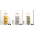 thumbnail image 3 of Wosthever Bolsa de almacenamiento organizadora para colgar en la pared de 3 rejillas que contiene juguetes bolsa de bolsillo de decoración 2019 Almacenamiento y organización del hogar amarillo Wosthever JJ13863-01, 3 of 6