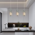 thumbnail image 2 of Deyidn Chrome Pendant Light - Modern Pendant Lighting for Kitchen Island and Bedroom (Chrome 2-Pack), 2 of 10