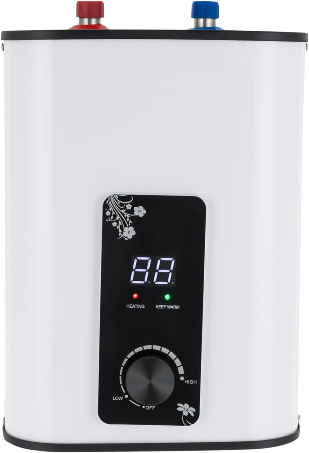 Electric Mini Tank Water Heater,120V 1500W Small Under Sink Tank Mini Tank Electric Water Heater,RV Water Heater Instant Counter Compact Point-of-Use