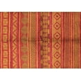 thumbnail image 1 of Ahgly Company Indoor Rectangle Solid Orange Modern Area Rugs, 3' x 5', 1 of 4