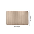 thumbnail image 3 of Wdhugt Memory Foam Bath Mat Rug Carpet Bedroom Mat Non Slip Bathroom Foot Mat Ultra Soft And Non-Slip Bathroom Rugs Water Absorbent And Machine Washable Bath Rug Comfortable Thick Bath Rugs 24" X 16", 3 of 7