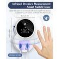 thumbnail image 2 of Upgraded UV Toothbrush Cleaner Wall Mount – Temracha with LED Screen, Auto Cover, 60° Drying & Cleaning, for Bathroom & Travel, 2 of 9