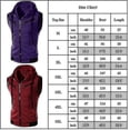 thumbnail image 2 of Hombres Zip Up Sin Mangas Chaleco Con Capucha Chaleco Con Capucha Sudadera Chaqueta Chaleco Top-e, 2 of 2