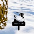 thumbnail image 6 of HELLOYOUNG 9.8- Inch MISS YOU" Guinea Pig Memorial Garden Stake Rustic Metal Sympathy Marker with Adorable Face Pet Memorial Marker, 6 of 29