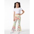 thumbnail image 5 of Girls Flare Pants, Girls Flared Bell Bottom Pants, Wide Leg Casual Trousers for Girls Ages 3-13Y, Comfortable All Season Girls Pants, 5 of 6