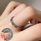thumbnail image 5 of Anillo de Dedo Abierto Anillo Vintage Francés Anillo Femenino, 5 of 7