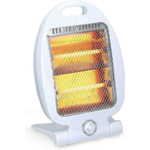 Infrared Quartz Heater, Portable Quartz Space Heater Small Quiet Heater For Home Office With 2 Heat Settings