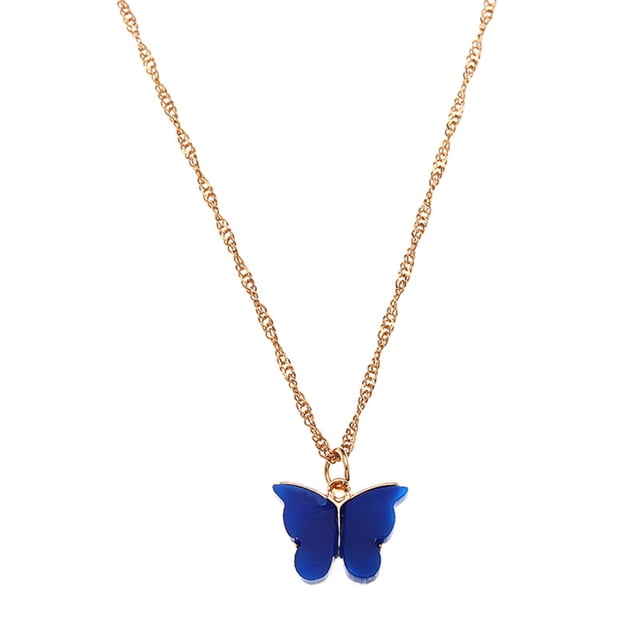 Jusqu'à 65 % de Réduction sur les Colliers SMihono pour Femmes, Bijoux de Mode, Pendentif Papillon, Pendentif, Collier Creux Élégant Rétro