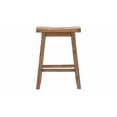 thumbnail image 3 of Boraam Sonoma Backless Wood Counter Stools - Set of 2 - Barnwood Wire-Brush, 3 of 7