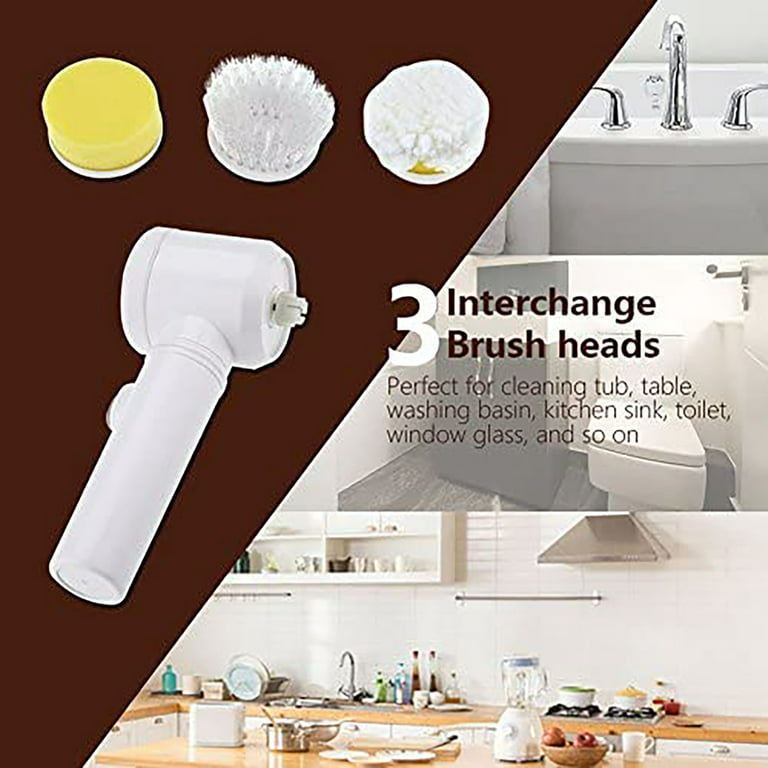 Dropship Electric Brush Cleaning Tools Useful Things For Home Bathroom Mat  Bathtub Brushes Kitchen Sink Clean Tool Set Turbo Drill Brush to Sell  Online at a Lower Price