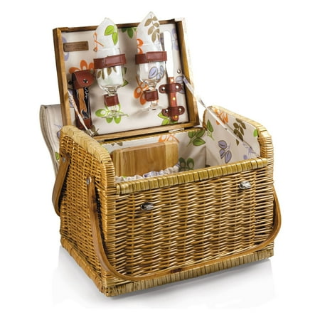 Picnic Time Botanica Kabrio Wine and Cheese Basket