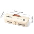 thumbnail image 3 of ISE MOUNT Boîte de Rangement Extérieure Portable - Organisateur en Métal Polyvalent avec Poignée, Intérieur Doublé, Autocollants et Designs Personnalisés en Blanc, Idéal pour le Camping et les Activités de Plein Air, 3 of 6