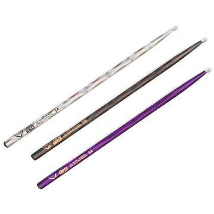 Bacchette Per Batteria XDrum 5A - Punte In Nylon | Acero | 395mm | Antiscivolo - Foto 9