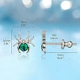 thumbnail image 3 of Limerencia Titanium Jewelry Studs, Cubic Zirconia Earrings for Women and Men with Sensitive Ears, 3 of 6