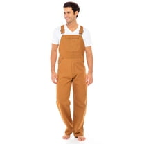 Men's Carpenter Bib and Brace Overalls Pro Heavy Duty Dungarees Unlined