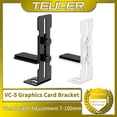 thumbnail image 2 of VC-5 Chassis 12cm Fan Position Graphics Card Bracket 7-100mm Sliding Adjustable GPU Brace Video Card Bracket for RTX 4090 White, 2 of 6