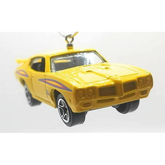 Christmas Ornament for 1970 Pontiac GTO Yellow