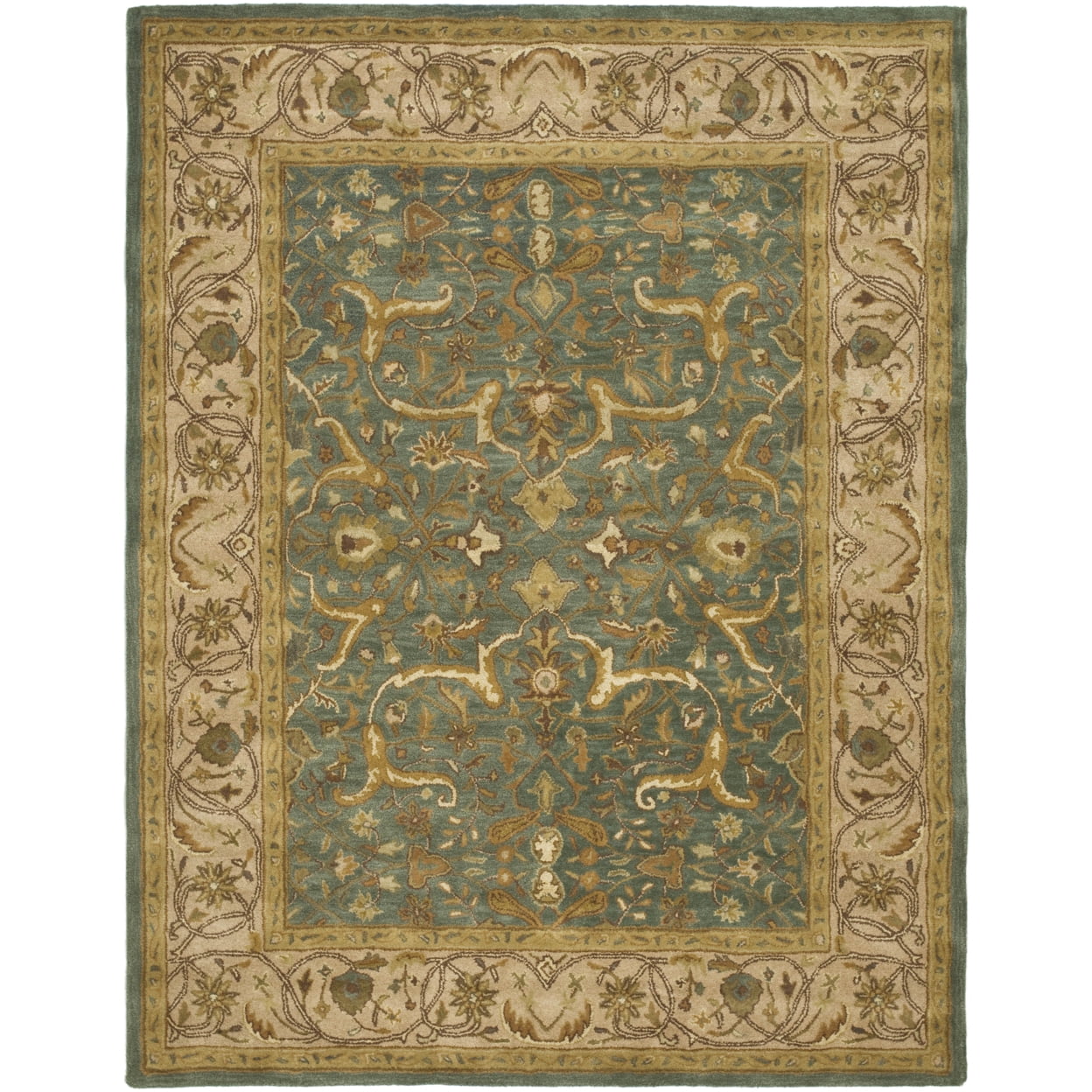 SAFAVIEH Heritage Annandale Oriental Area Rug, Blue/Beige, 5' x 8'