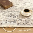 thumbnail image 3 of UERMEI 3'x8' Washable Runner Rugs for Entryway Kitchen Hallway Bedroom Bathroom Home Decor Carpets, Non-slip Indoor Rug, Vintage Floral Boho Printed Carpet, Brown, 3 of 8