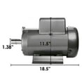 thumbnail image 4 of Baldor L1509T, 7.5 HP 208/230V, 3450RPM Induction Electric Motor, 4 of 6