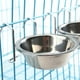 thumbnail image 3 of Comedero para mascotas, cuenco de alimentación para mascotas de acero inoxidable duradero, cuenco de alimentación colgante para mascotas, mejore su experiencia, 3 of 8
