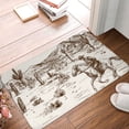 thumbnail image 4 of Uemuo Western Desert Cowboys3 Printed Door Mat Indoor Doormat 16"x24",Front Back Door Mats Non Slip Entrance Rugs,Inside Doormats for Entryway, 4 of 9