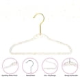 thumbnail image 4 of Concepts Baby Hangers, Gold Acrylic Glitter Infant Hangers with Gold Hook - Space-Saving Clothes Hanger, 20-Pack, 4 of 7