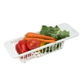 thumbnail image 3 of Kitchen Details Over the Sink Plastic Dish Drying Rack 0.46 lb , White, 3 of 9