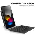 thumbnail image 4 of edaiser Detachable Keyboard Case Compatible with Apple iPad 11th Gen(A16) 2025 & iPad 10th Generation (10.9-inch) 2022: Wireless Backlit Keyboard with Trackpad, Magnetic Protective Cover, 4 of 6